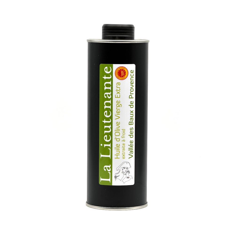 La Lieutenante - Huile d'olive Bio de la Vallée des Baux de Provence A.O.P. - Grand Cru Vert